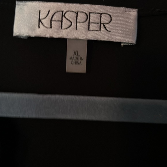 Long sleeve dotted shear sleeve v neckline Blouse - Picture 2 of 3